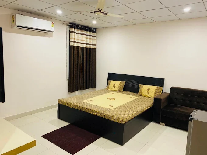 Single AC room at Sukanya Coral Girls Hostel