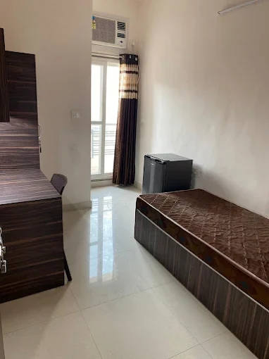 Wardrobe and study table